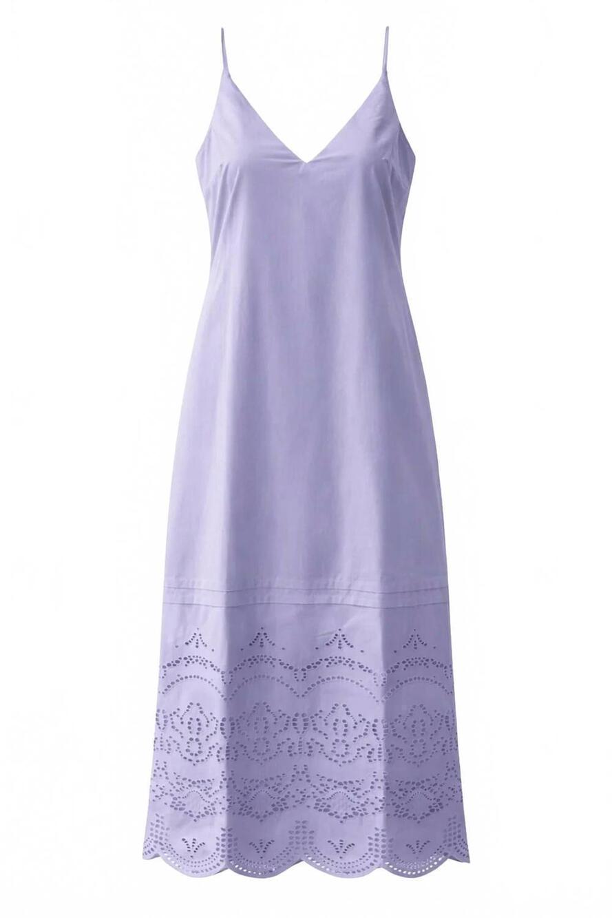 NEW ANNA CATE women's zane midi dress in lilac